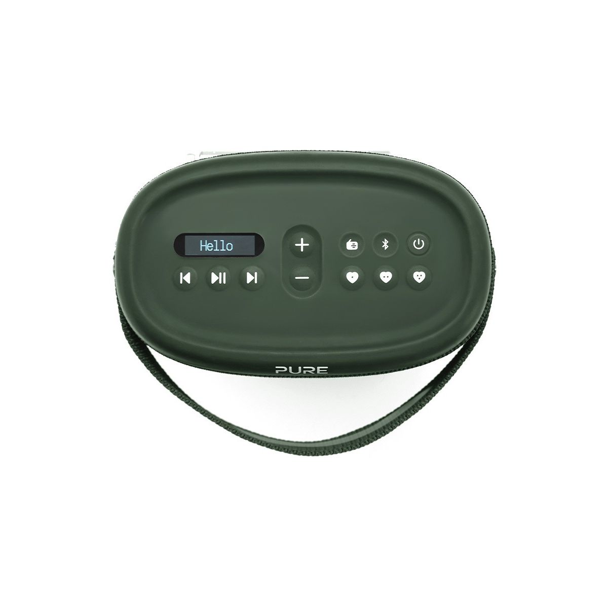 Radio DAB Woodland Green couleur unique, PURE