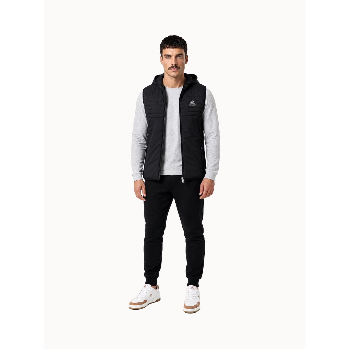 Doudoune sans manche Essentiels noir, LE COQ SPORTIF