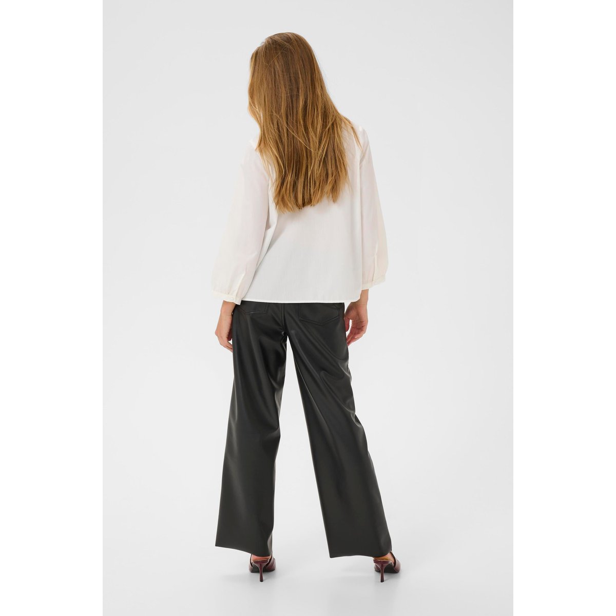 Blouse à manches longues blanc chalk, KAFFE