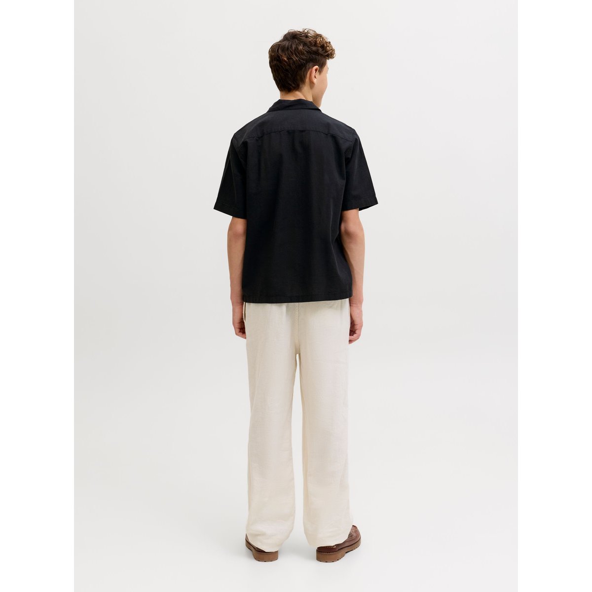 Chemise noire - black, JACK & JONES JUNIOR