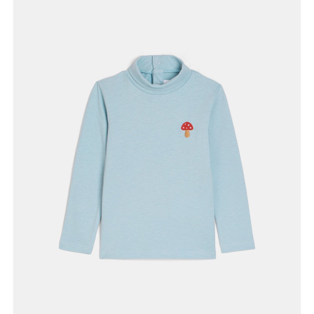 Sous-pull à col roulé vipirou coton bleu, CADET ROUSSELLE