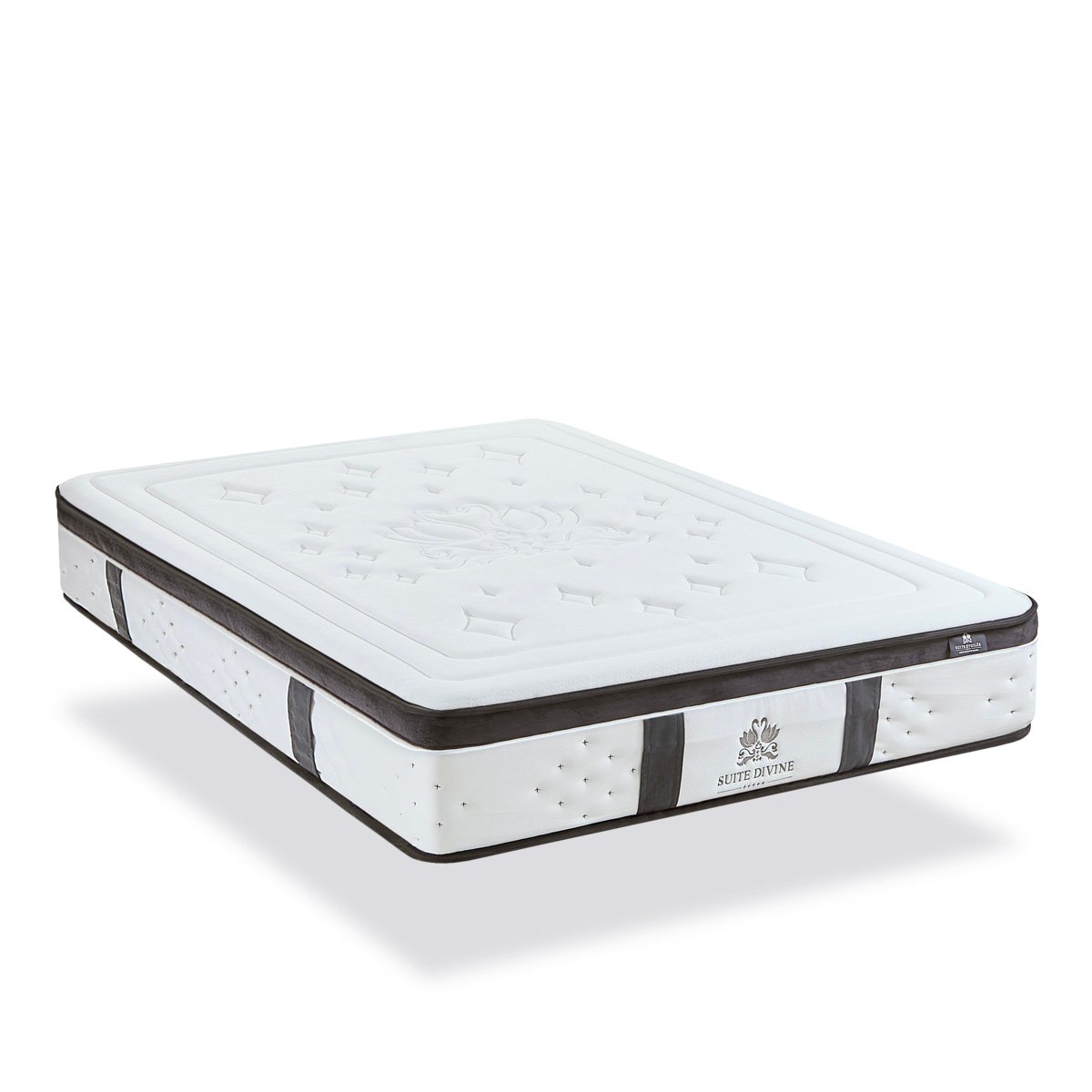 Matelas Mousse Suite Divine 140x200 cm Accueil Mousse Supersoft couleur unique, BELLECOUR