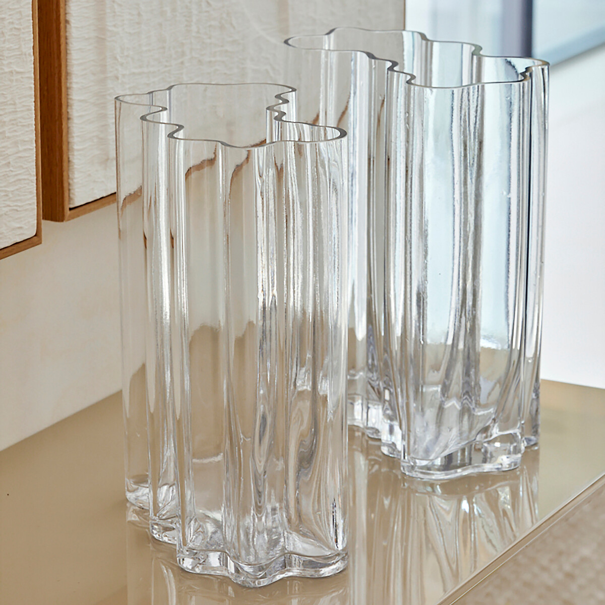 Vase en verre soufflé, ISSEY transparent, AM.PM