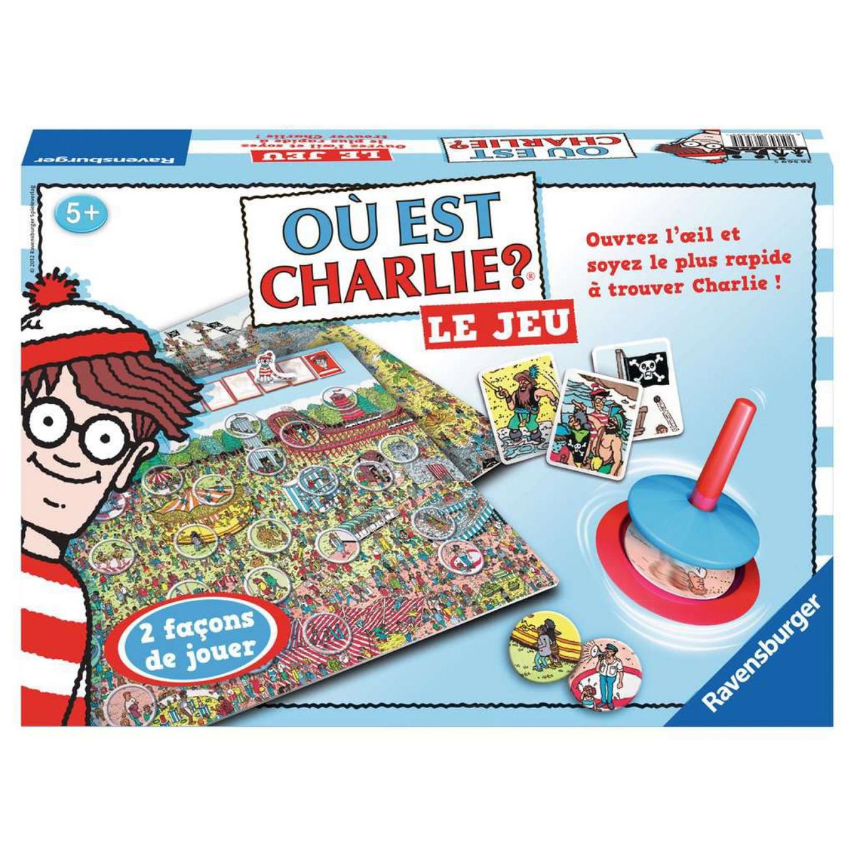 Où est Charlie ? LE JEU couleur unique, RAVENSBURGER