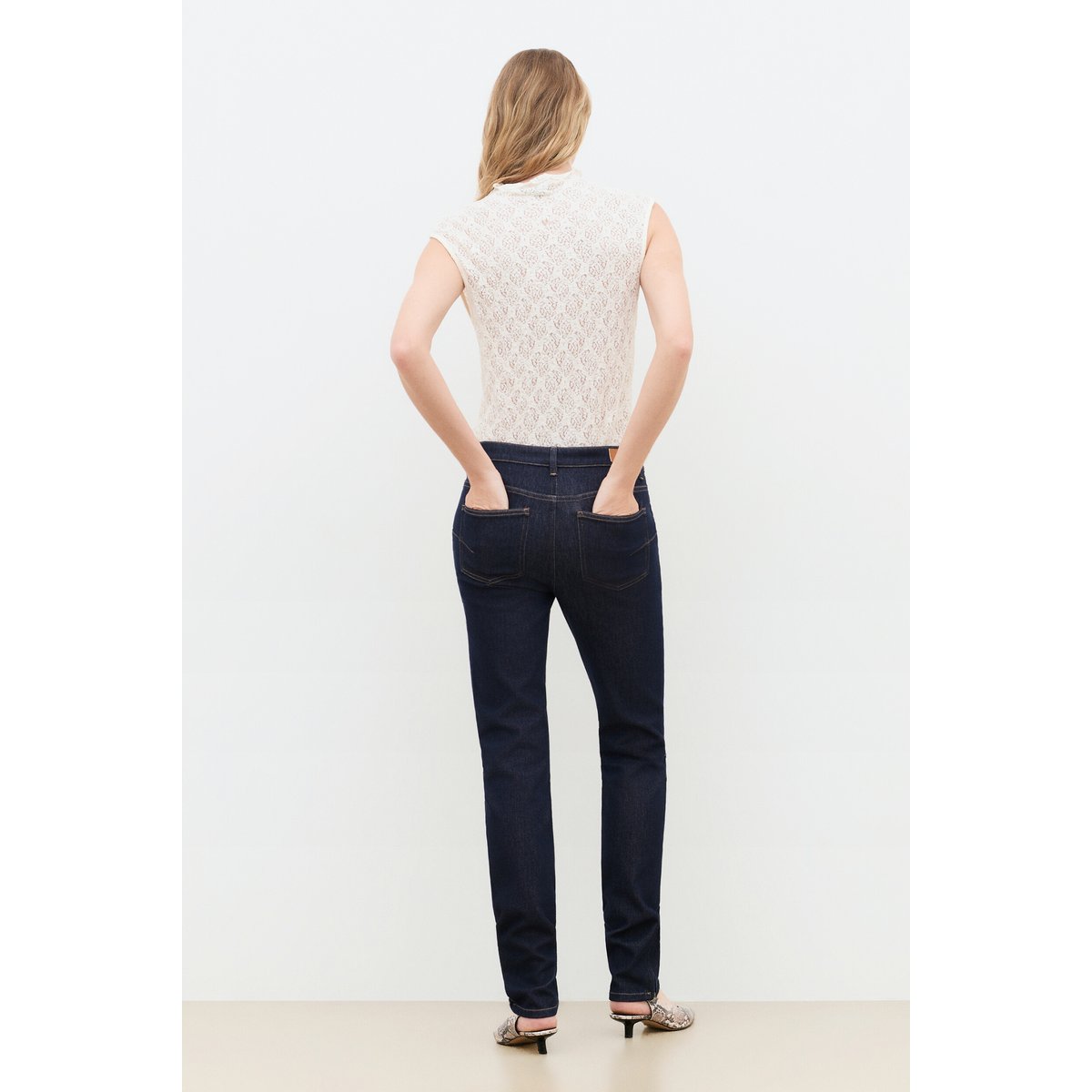 Pantalon slim moderne PWESLEYDENIM denim brut, CAROLL