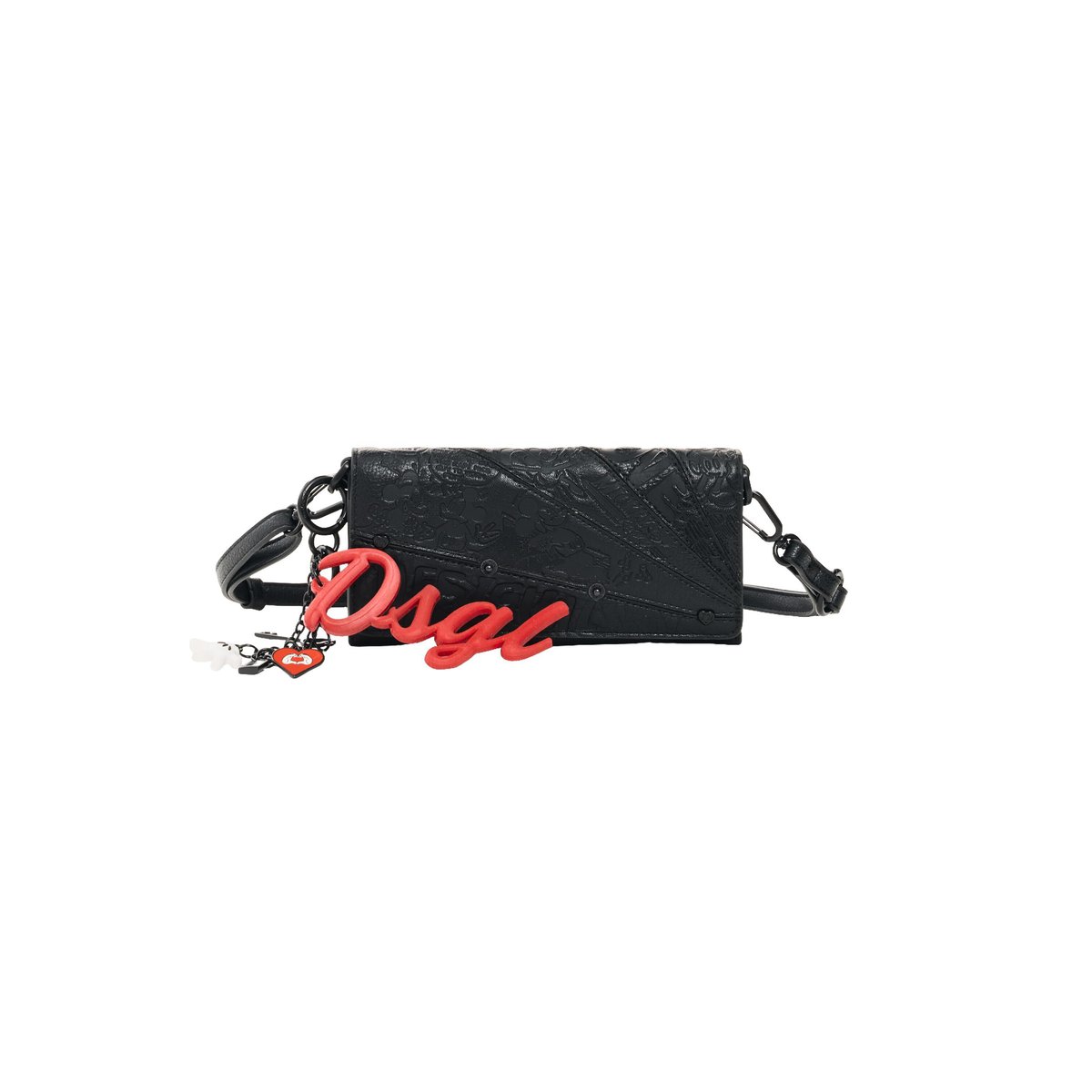 Grand porte-monnaie Mickey™ noir, DESIGUAL