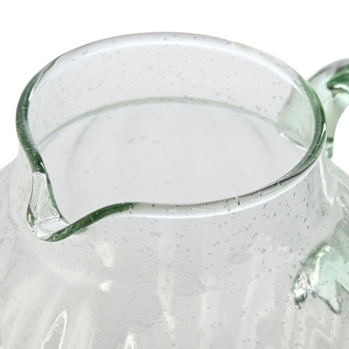 Pichet à eau ou jus de fruits en verre vert 3,25L vert, WADIGA