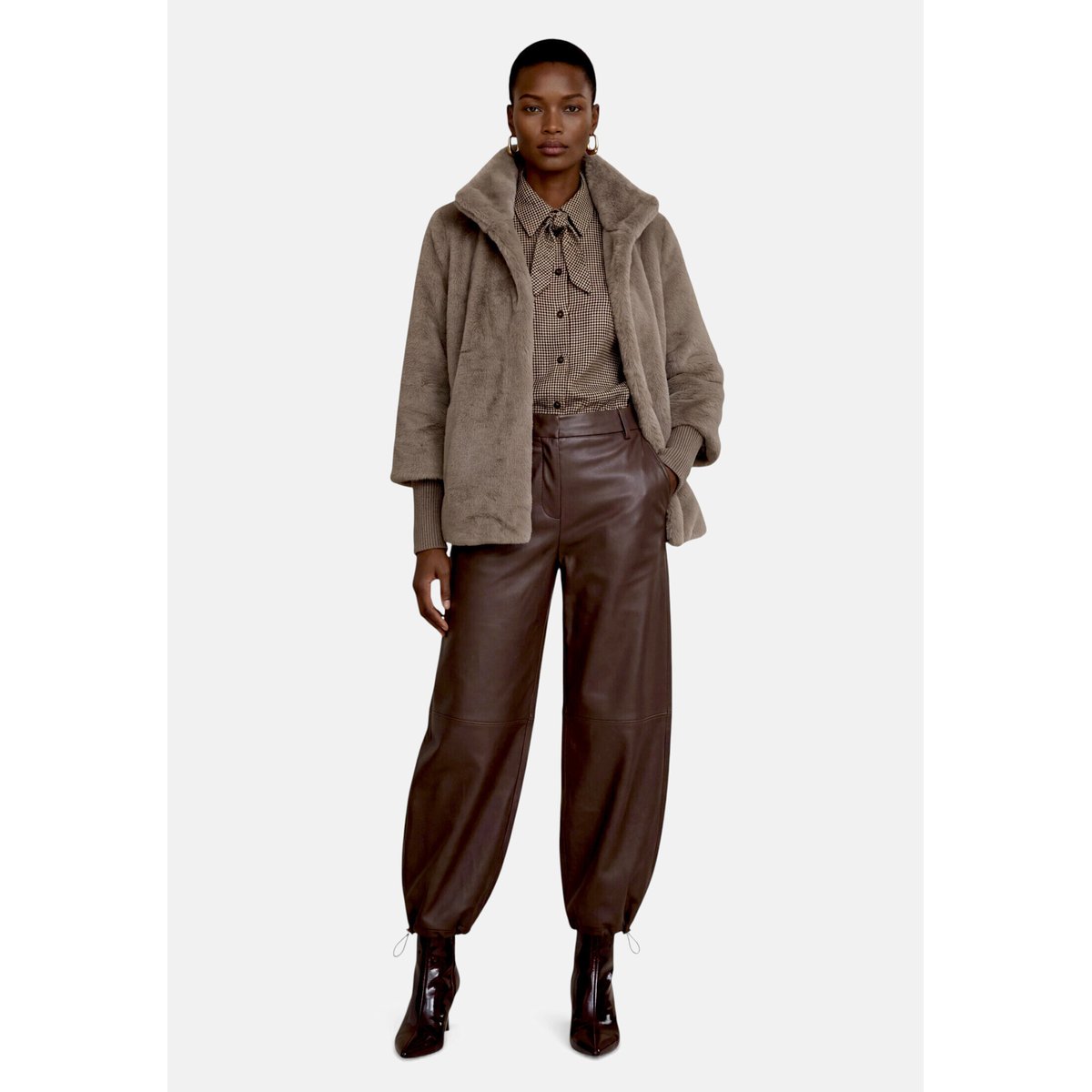 Veste en peluche desert taupe, ZERO