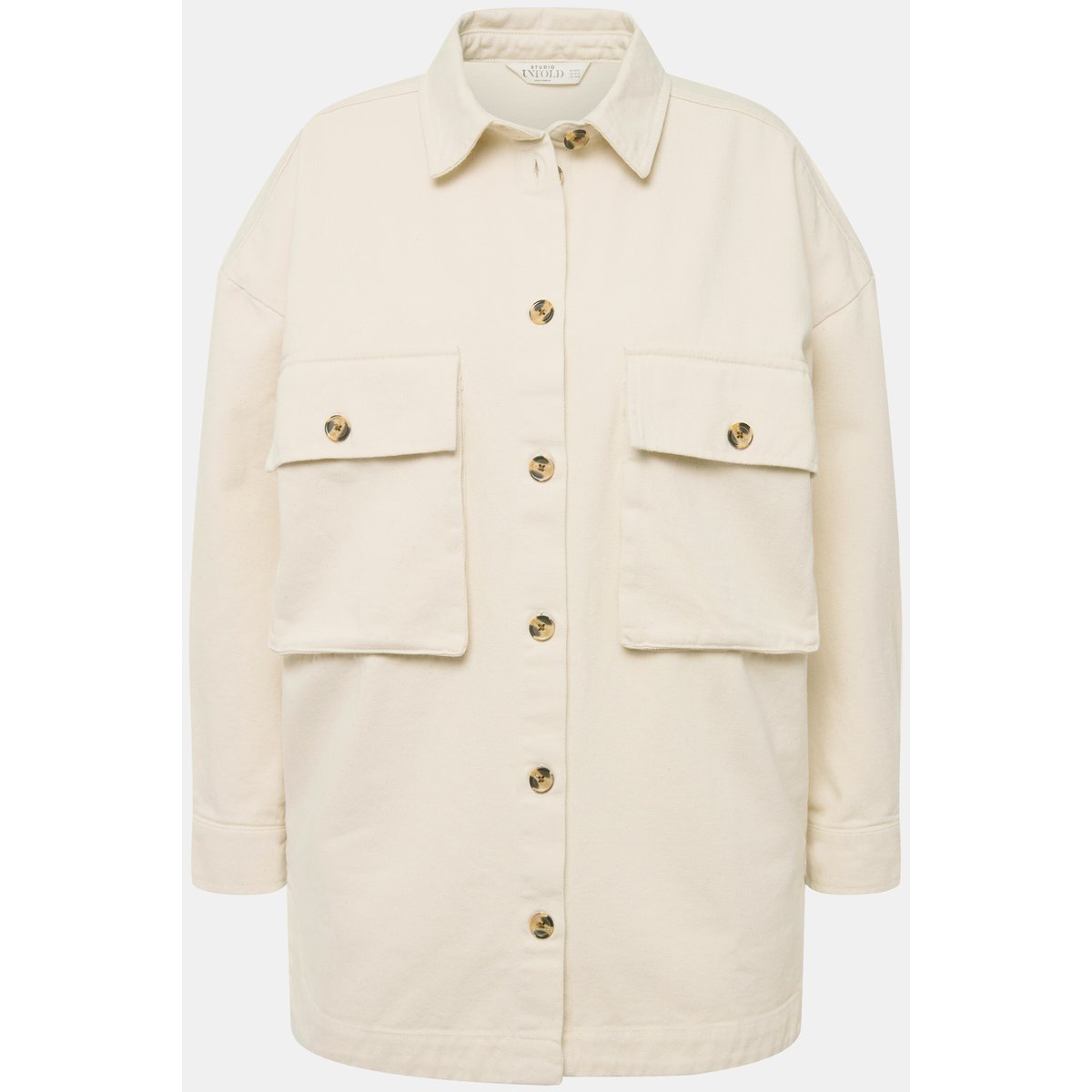 Veste oversized style chemisier avec col craie, STUDIO UNTOLD