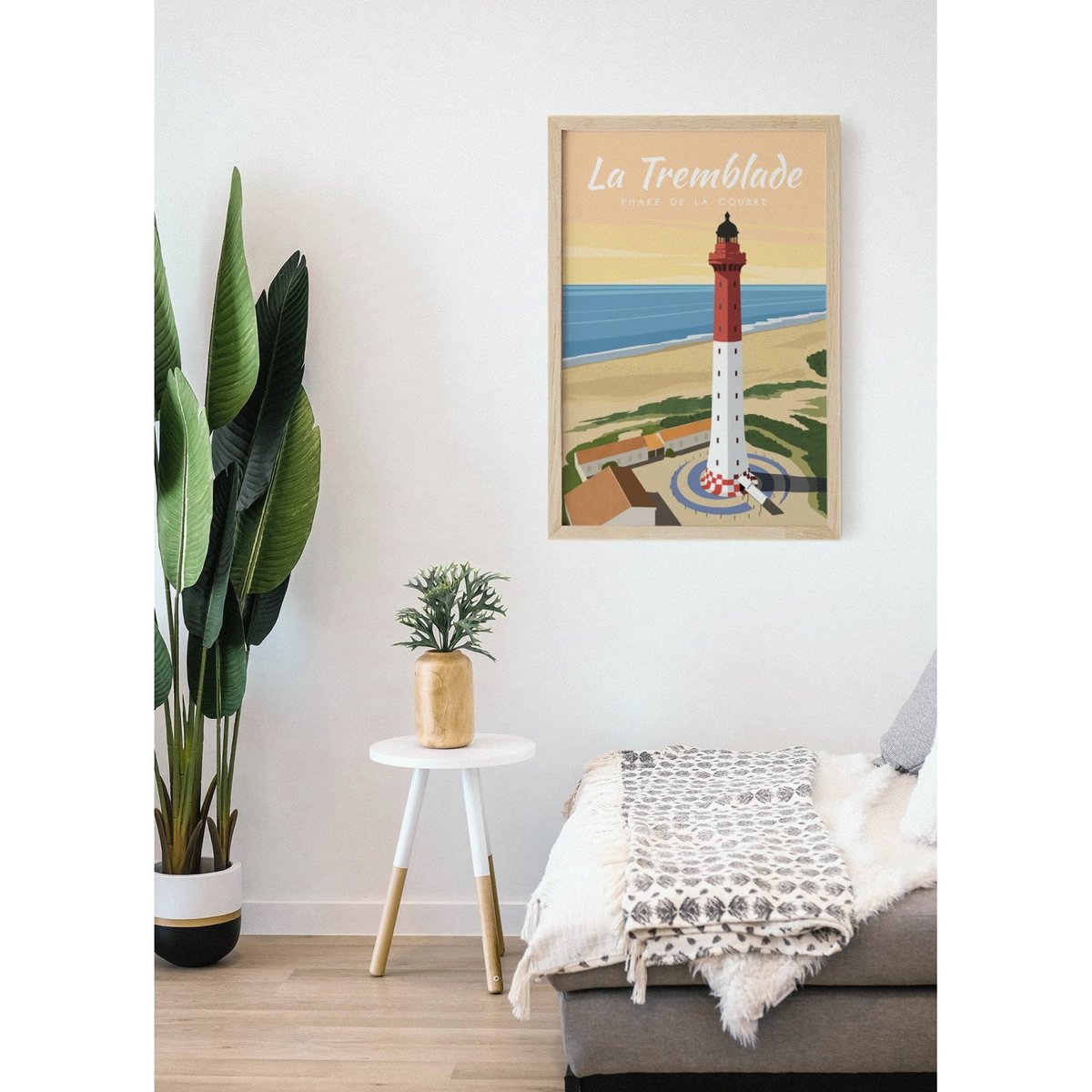 Affiche ville La Tremblade blanc, L'AFFICHERIE