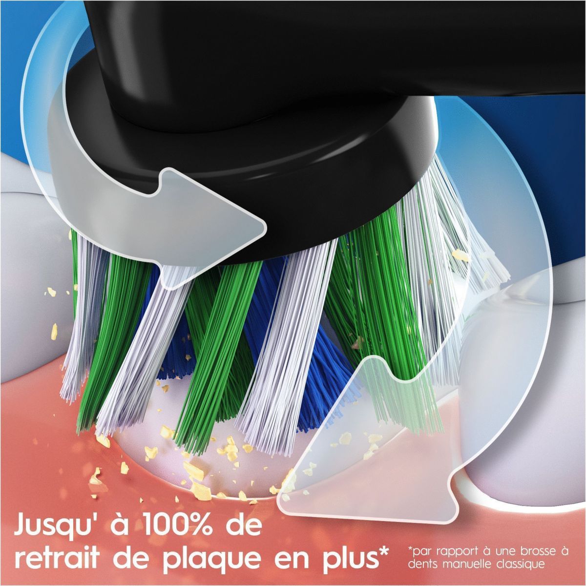 Brosse à dents électrique Vitality Pro protect x clean + 1 brossette noir, ORAL B