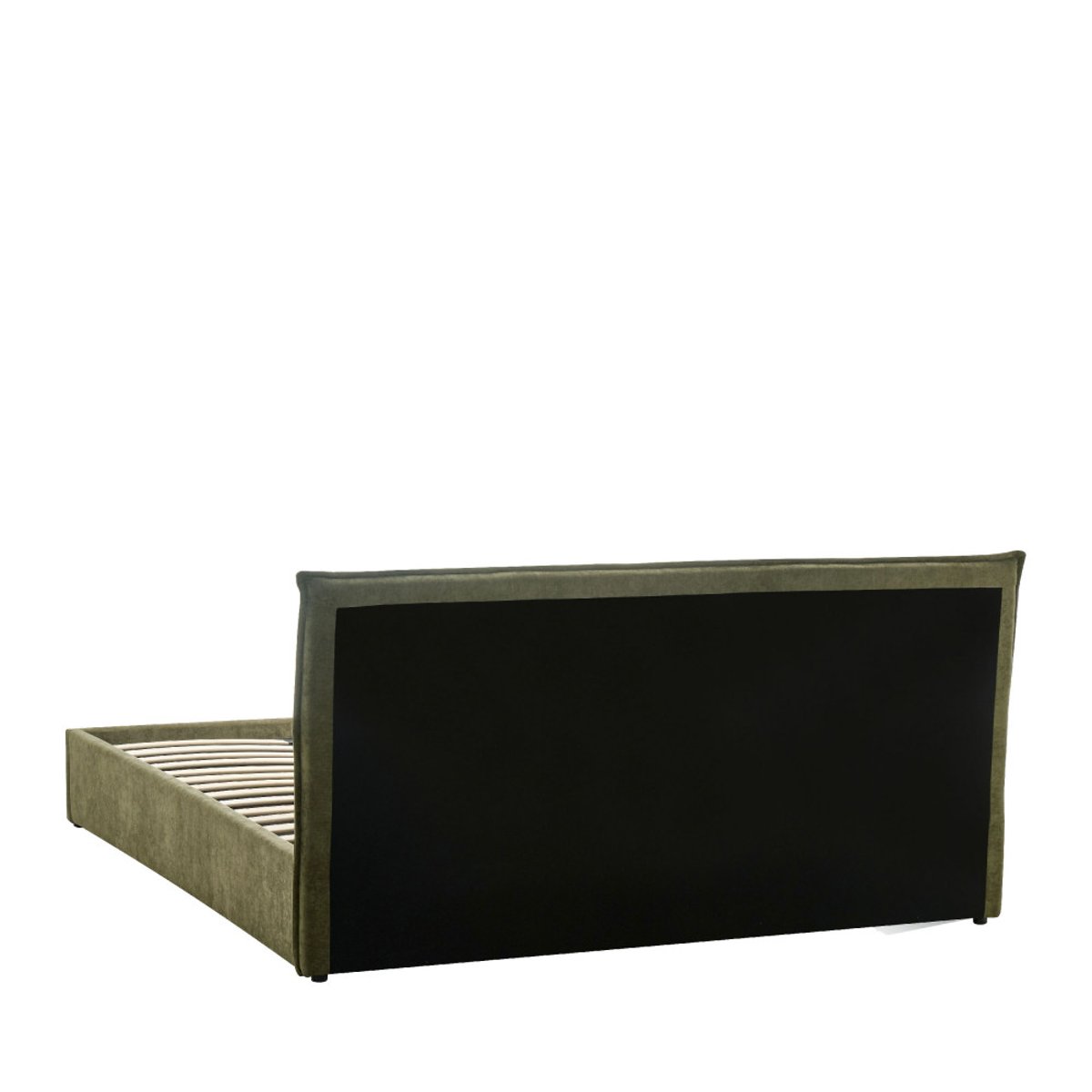 Lit coffre en tissu 180x200cm- CAMA vert, DRAWER
