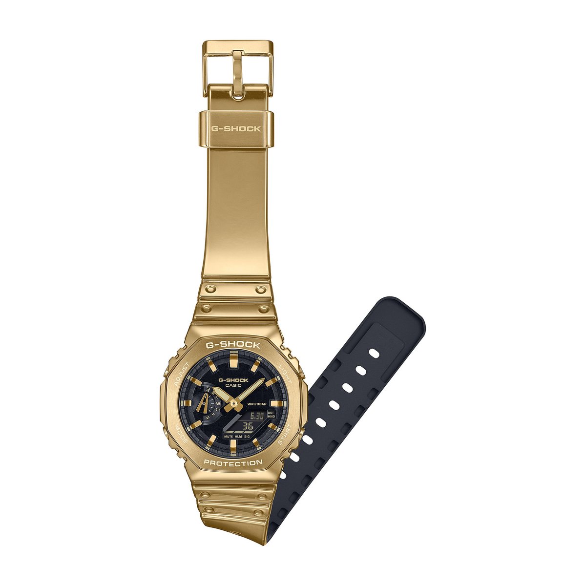 Montre Analogique Digital CASIO G-SHOCK doré noir doré, G-SHOCK