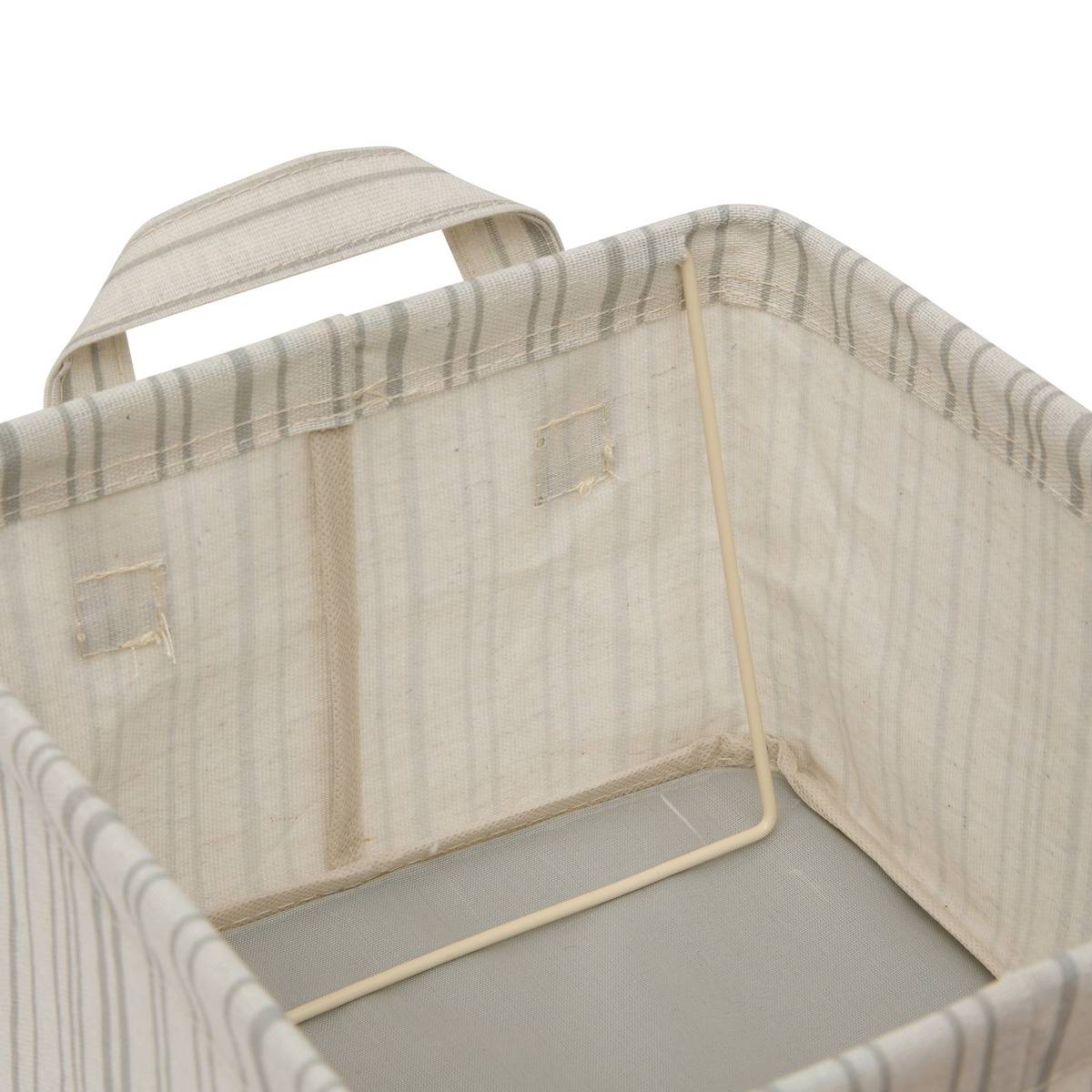 Panier de rangement rectangulaire SILNEA beige lin, 5FIVE SIMPLY SMART