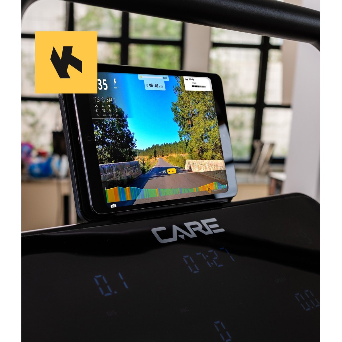 Tapis de course - CARE - SKYLINK - 13km/h et inclinaison 40% noir, CARE FITNESS