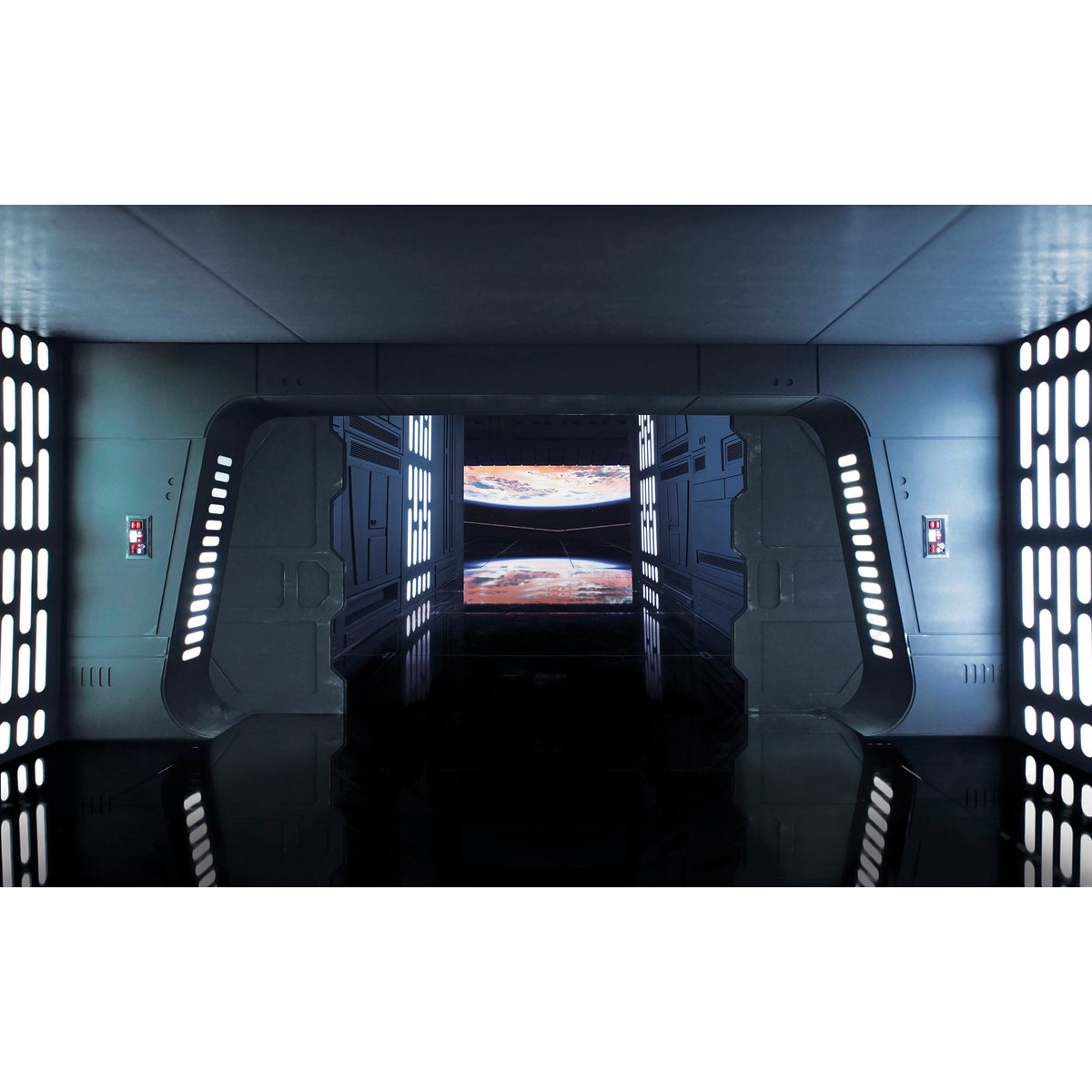 Papier peint Komar - Star Wars Death Star Floor -400 x 250 cm multicolore, HEXOA