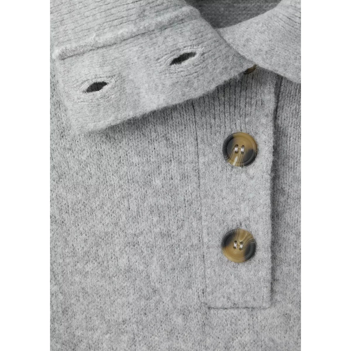 Robe courte maille gris, MANGO
