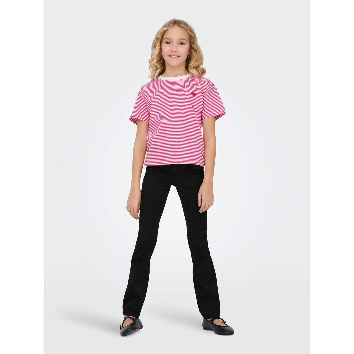 Jean flare black denim, KIDS ONLY
