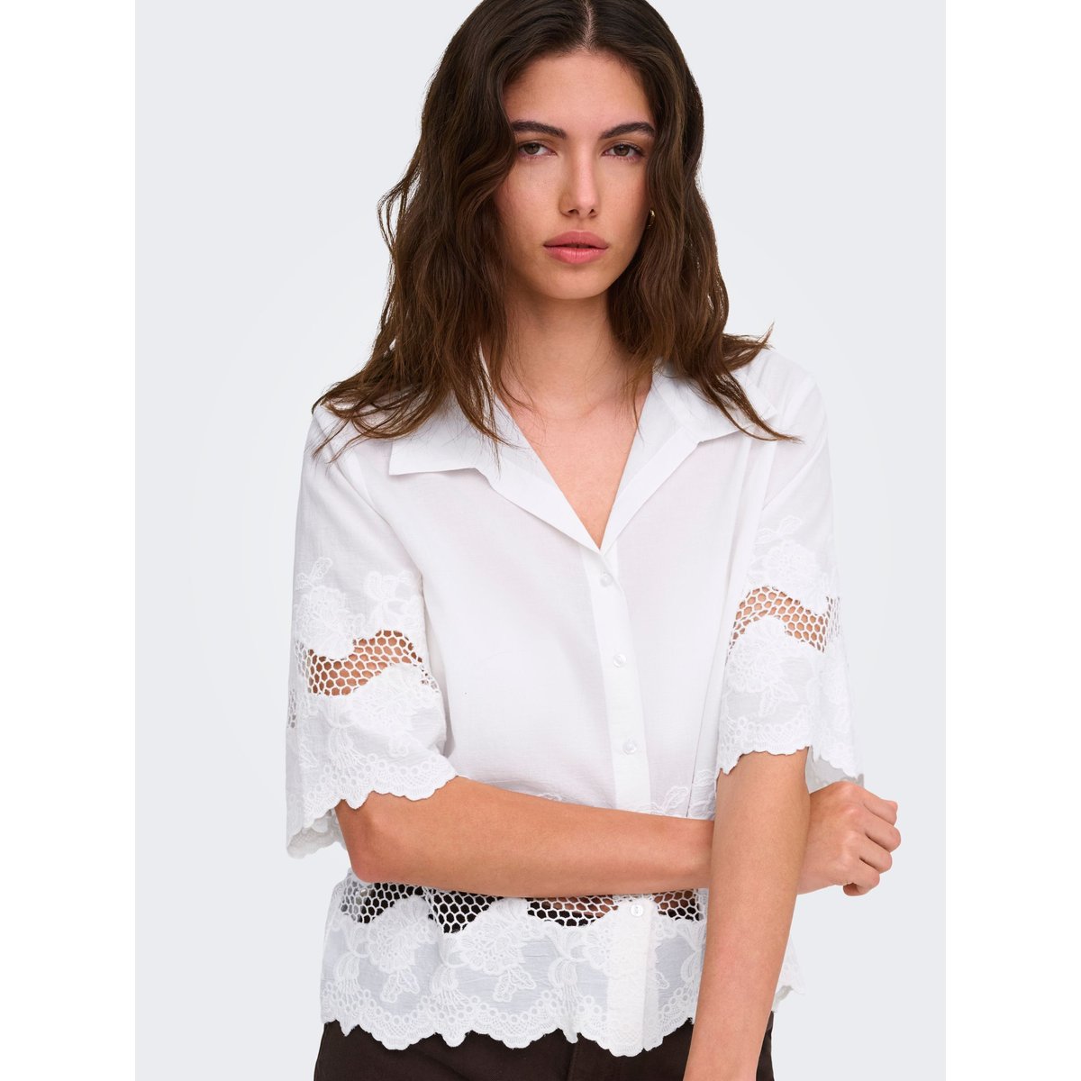 Chemise cloud dancer, JDY