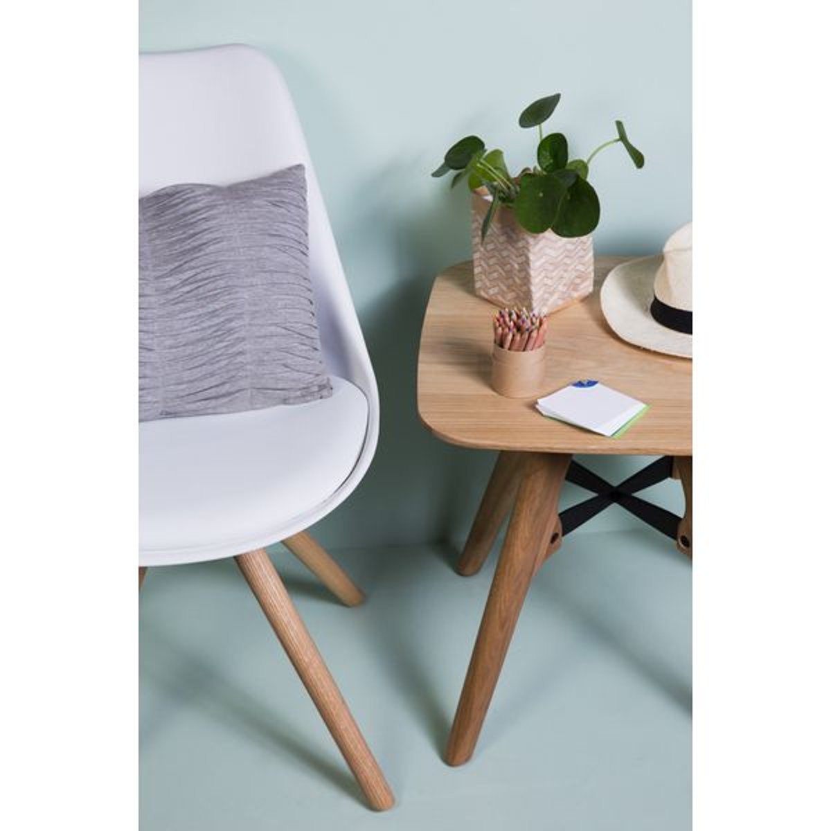 Chaise grise blanc, ZAGO