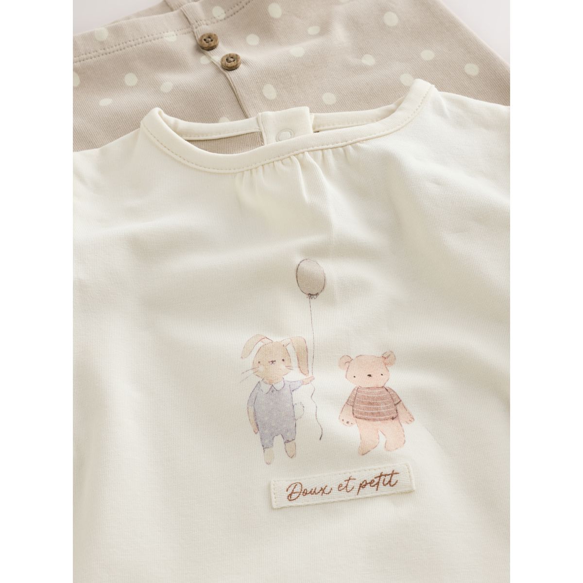 Ensemble bébé haut et legging, 2 pièces lapin écru, NEXT
