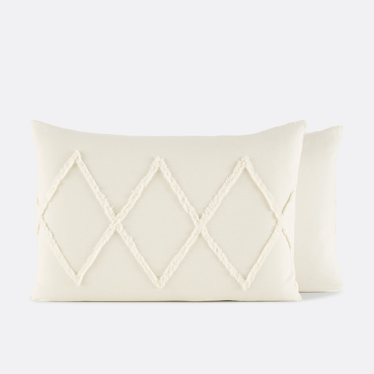 Taie d'oreiller coton, Assa blanc cassé, LA REDOUTE INTERIEURS
