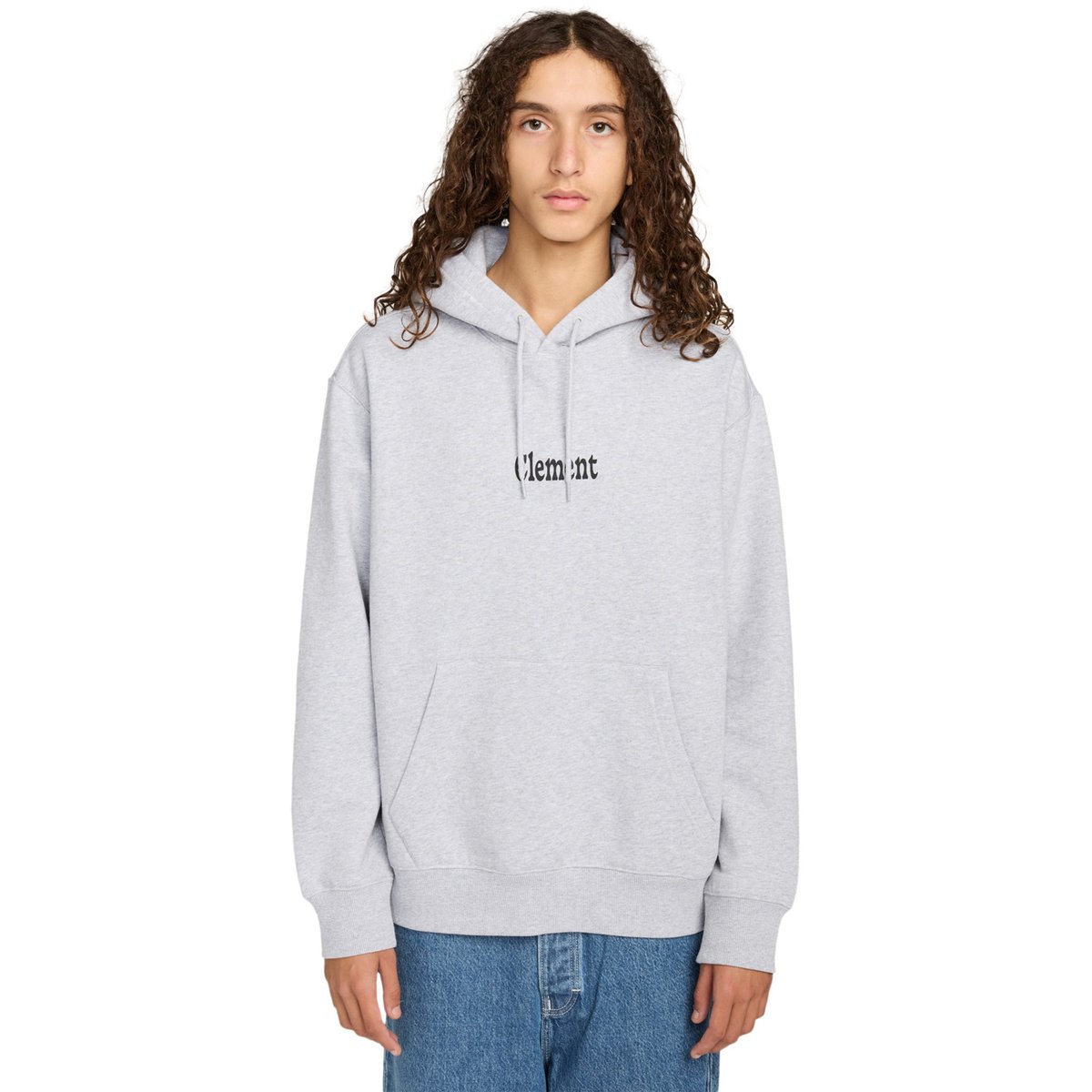 Sweat BAD DOGGIE PO gris mid grey heather, ELEMENT