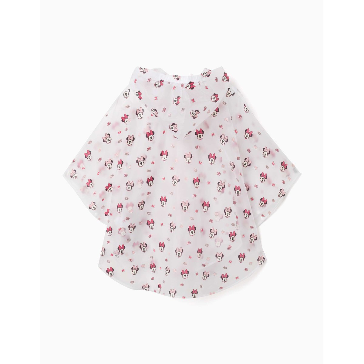 Poncho de pluie avec capuche et imprimé Minnie rouge, ZIPPY
