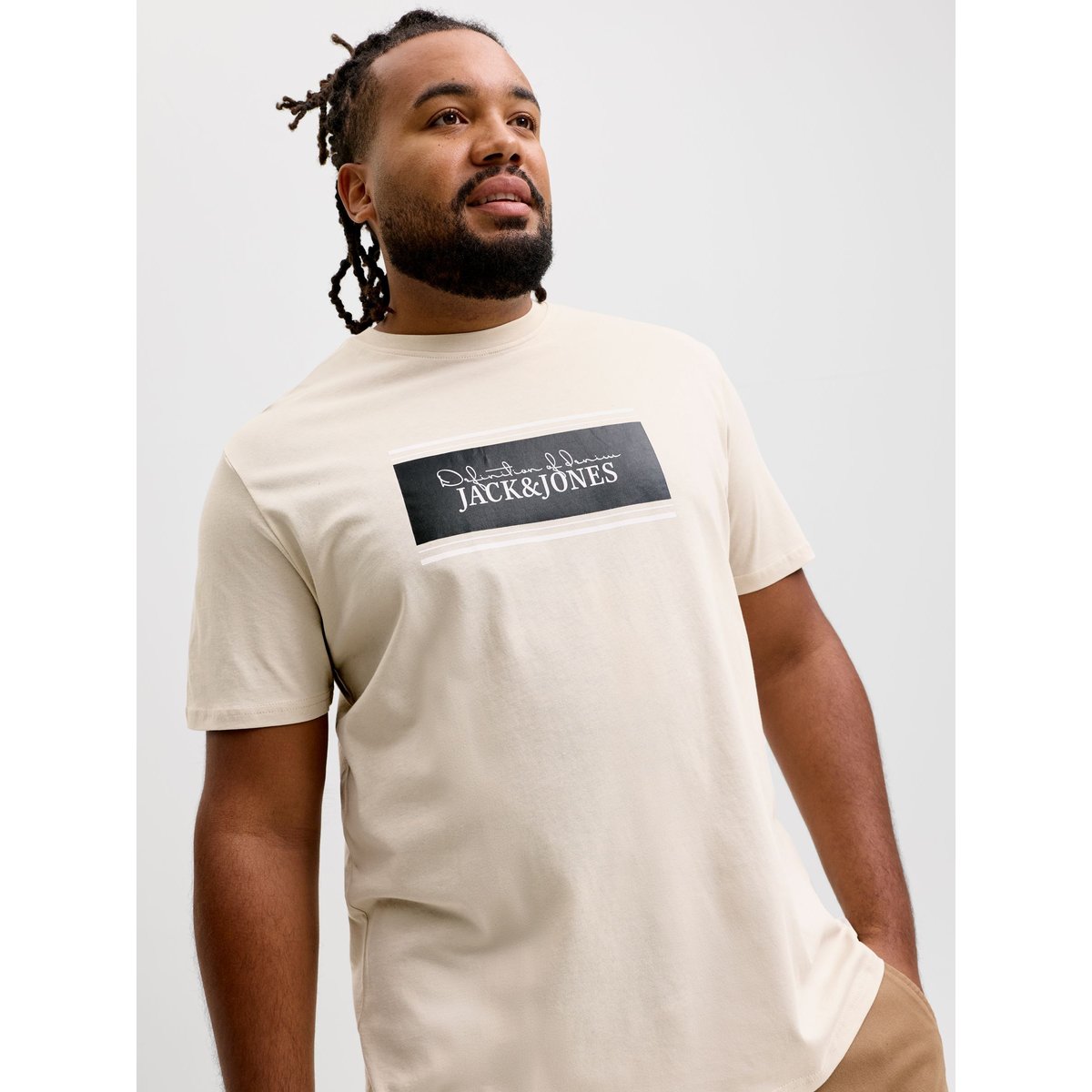 T-Shirt moonbeam, JACK & JONES