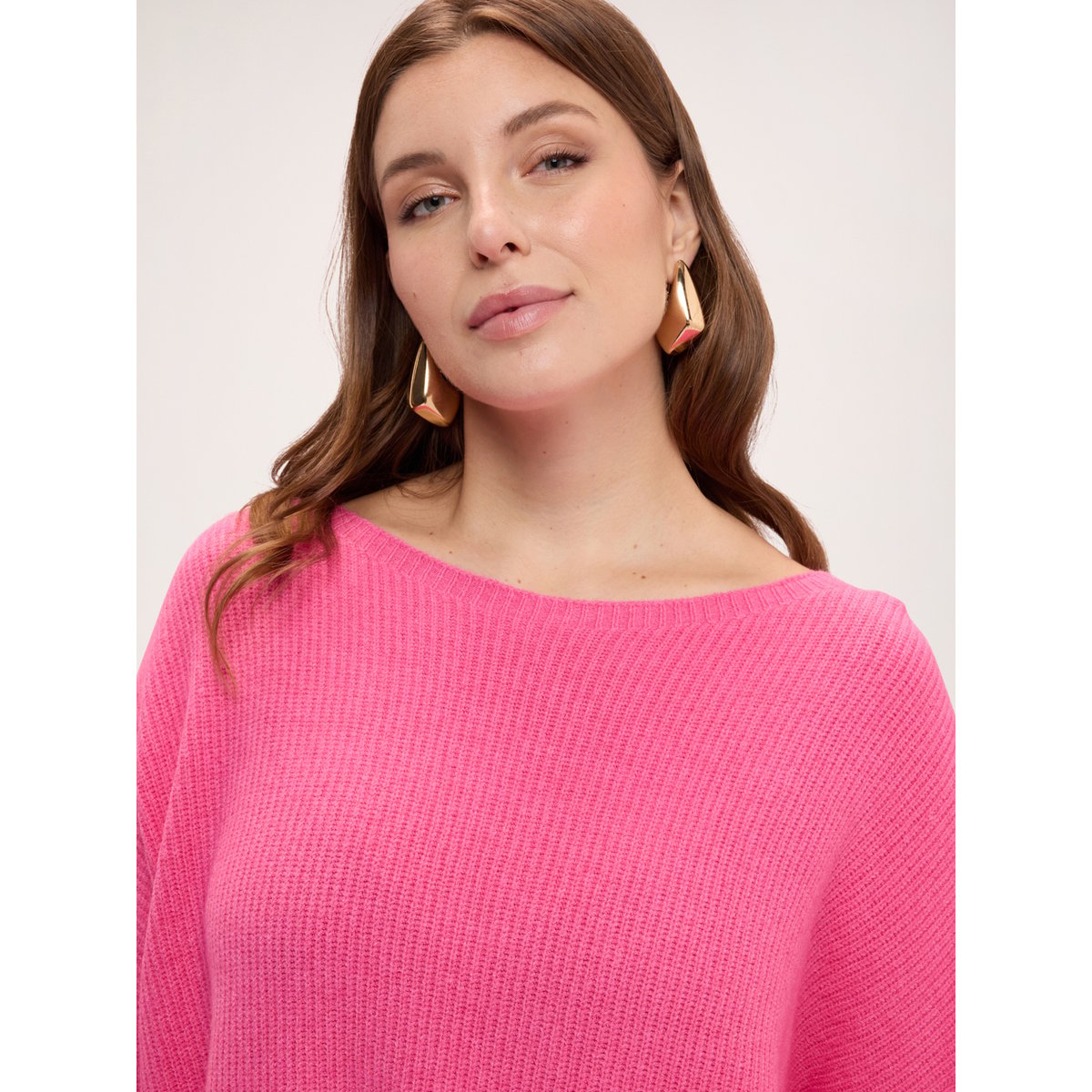 Maille côtelée fuchsia, FIORELLA RUBINO