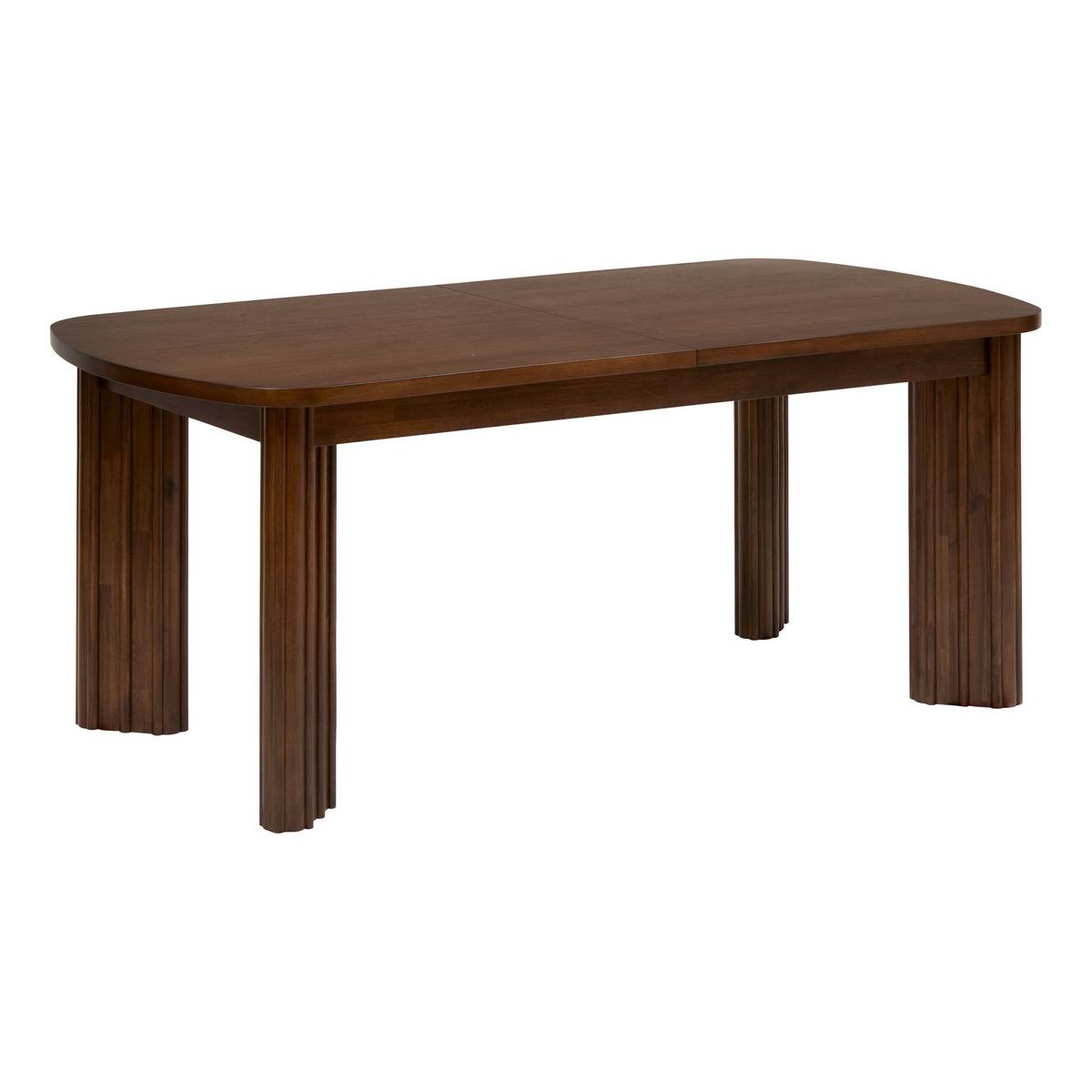 Table à manger extensible 8 places acacia massif RIKAYA marron, ATMOSPHERA
