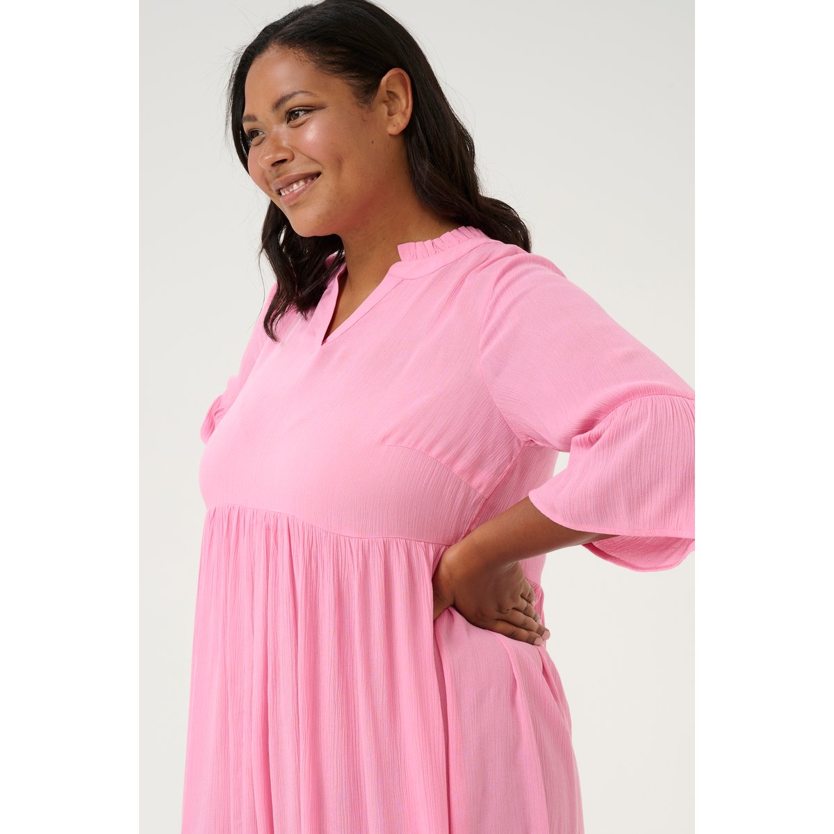 Dress rose rosebloom, KAFFE CURVE