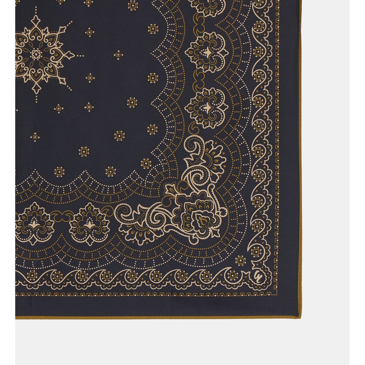 Carré de soie ladana bandana noir, GALERIES LAFAYETTE
