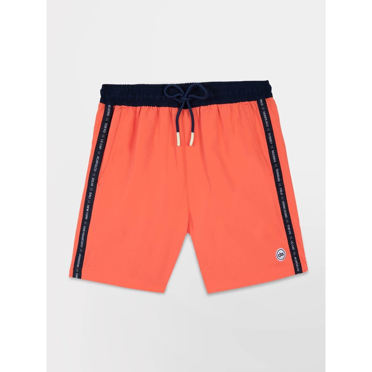Short de bain made in France THOMAS corail, TBS