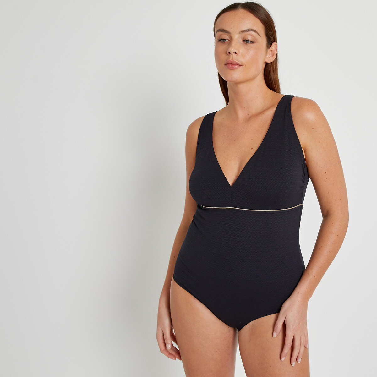 Halterneck swimsuit black La Redoute Collections La Redoute