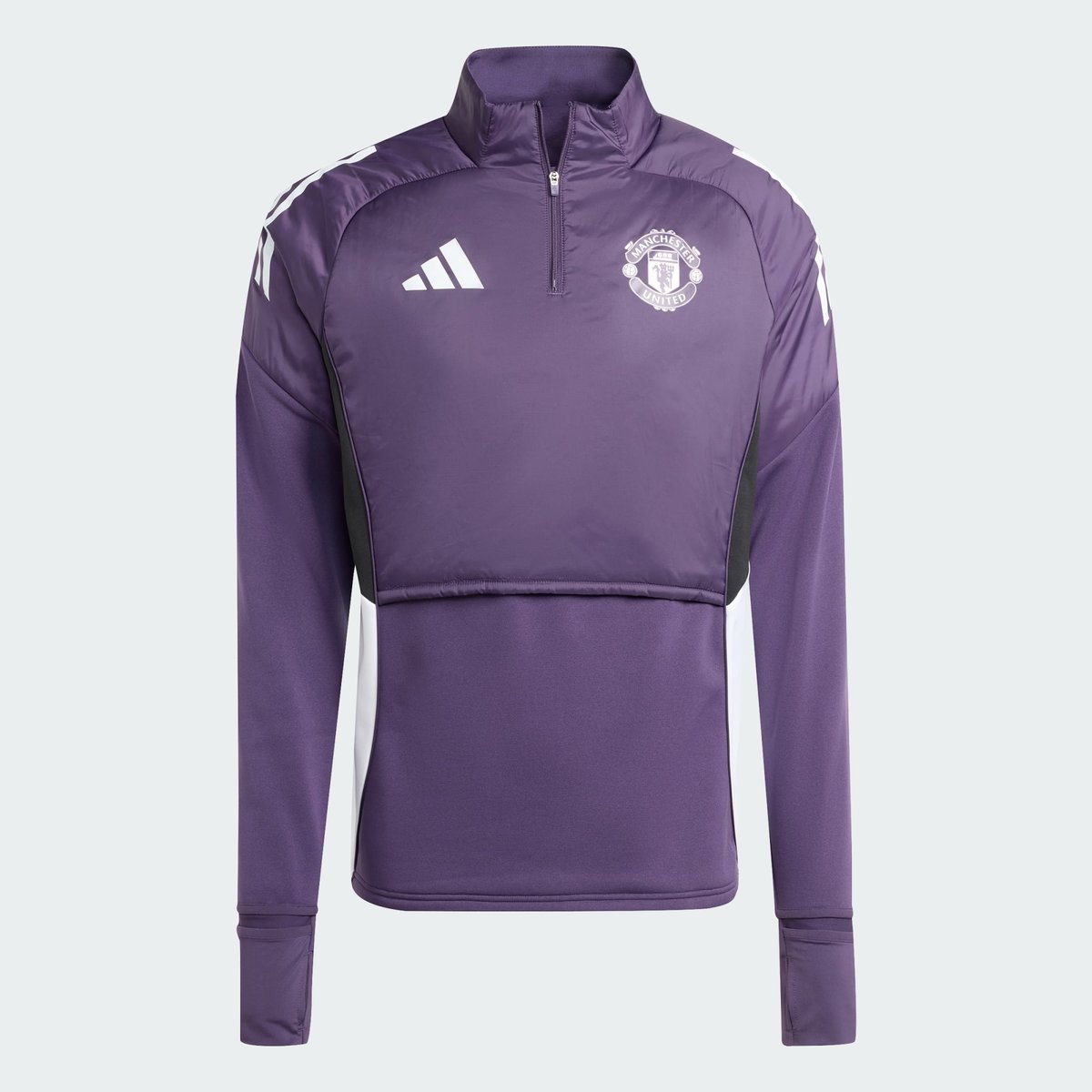 Haut Hiver Manchester United Tiro 25 Competition aurora plum / white / black, adidas Performance