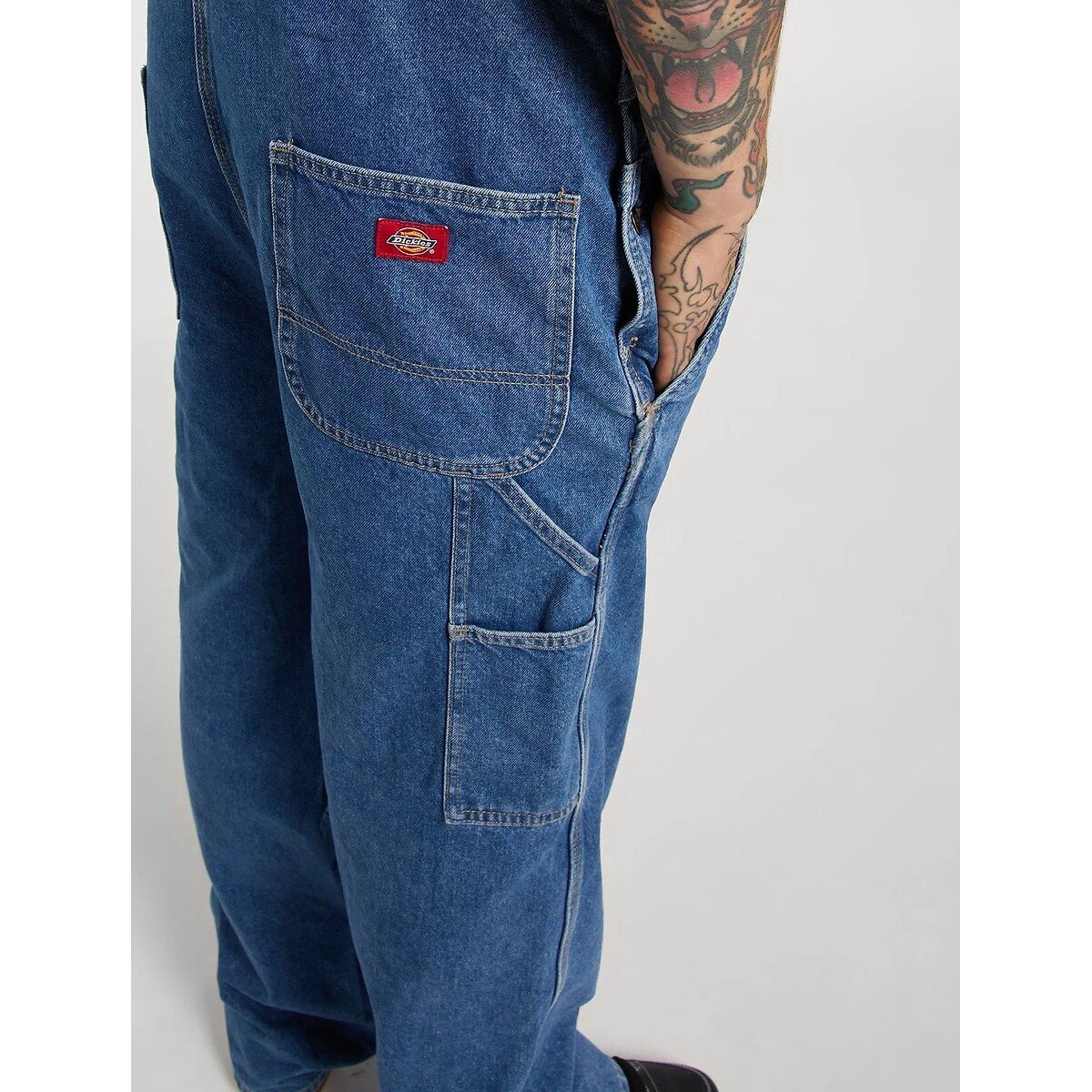 Salopette en denim, Bib bleu denim, DICKIES
