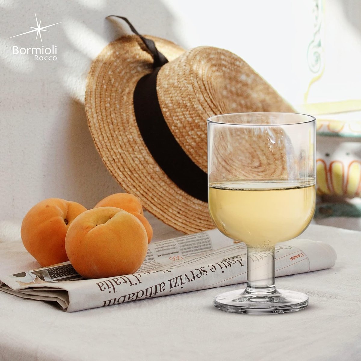 Lot de 6 verres à vin rouge, HOSTERIA transparent, BORMIOLI ROCCO