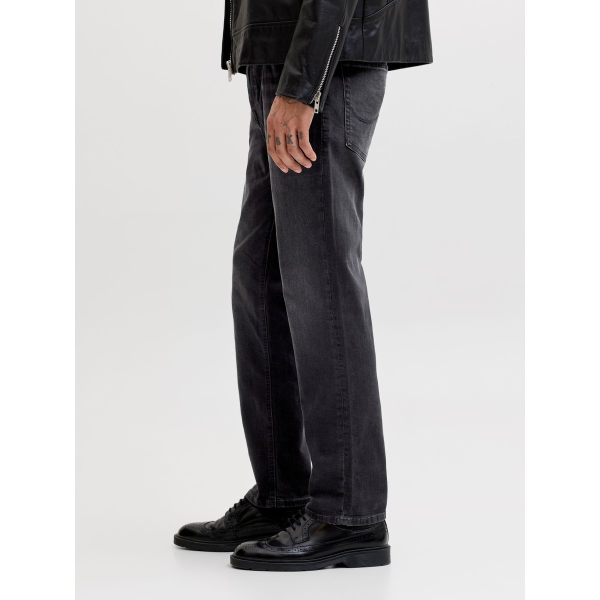 Coupe Regular black denim, JACK & JONES