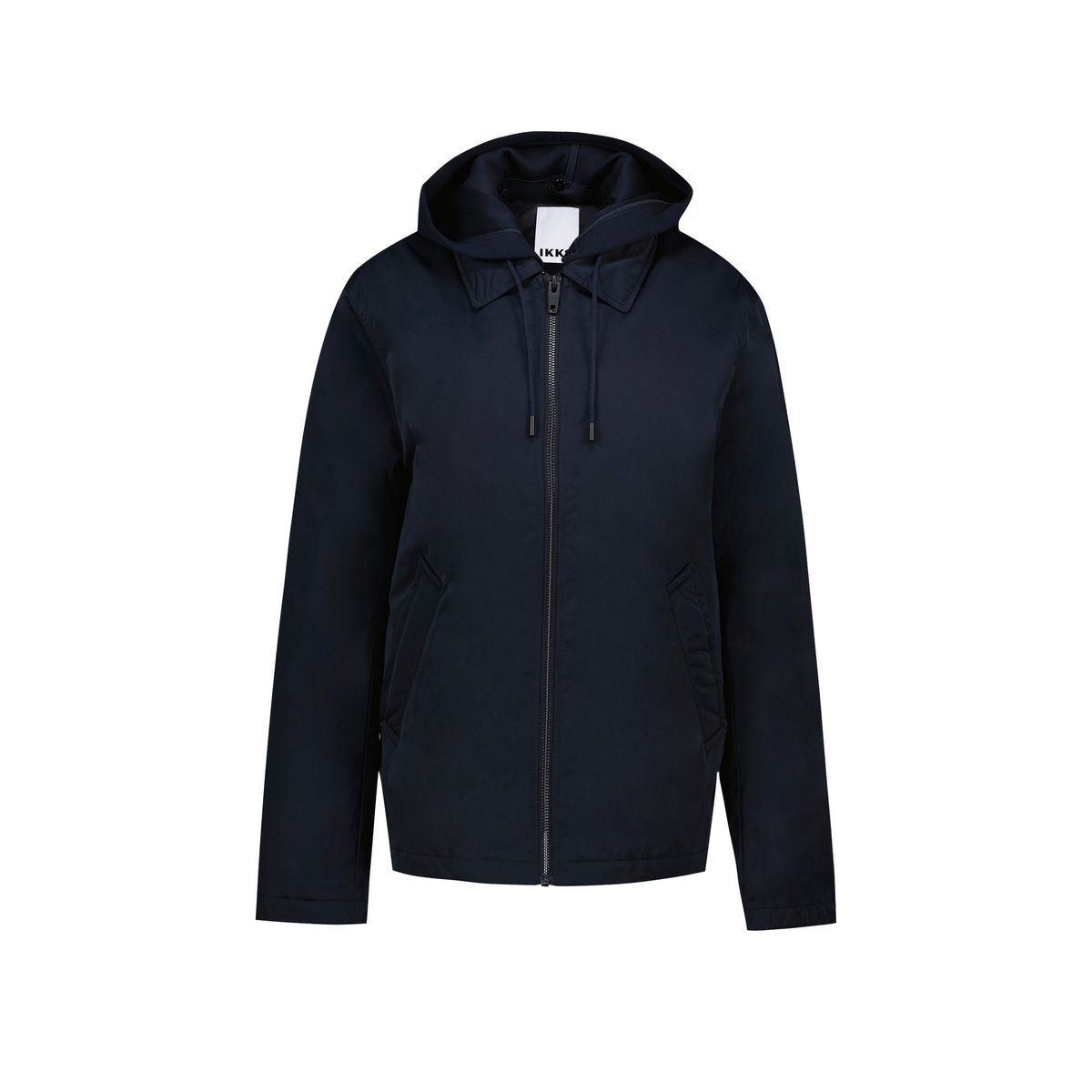 Blouson parementure et capuche amovibles bleu marine, IKKS