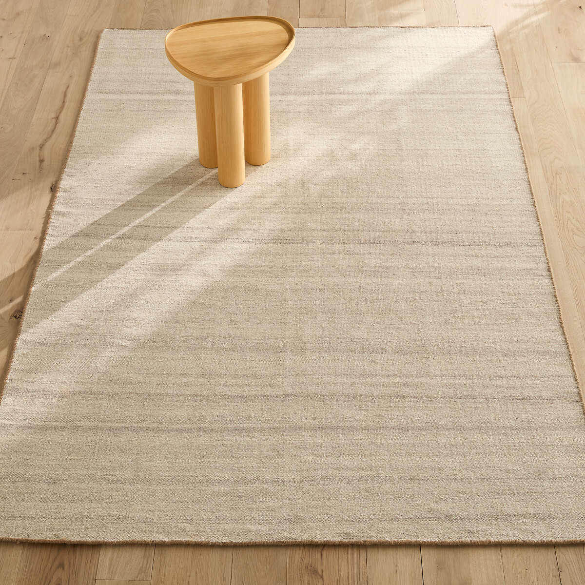 Tapis tissé main, 81% laine, Kinah naturel/caramel, AM.PM