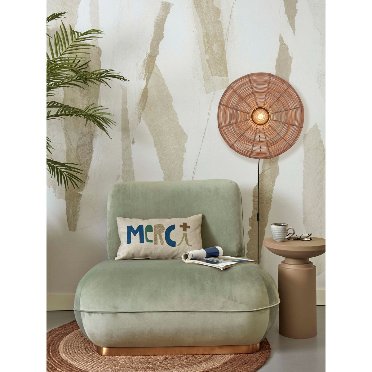 Lampe Murale Rotin TANAMI rotin, GOOD & MOJO