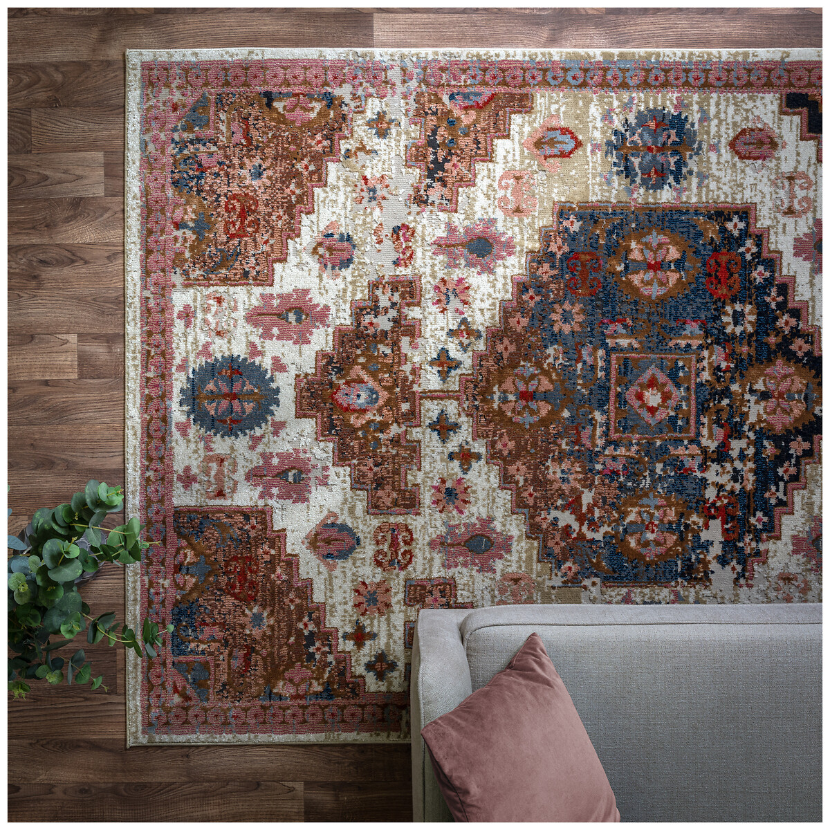 Traditional Geo Persian Style Rug multi-coloured, ÉDITÉ