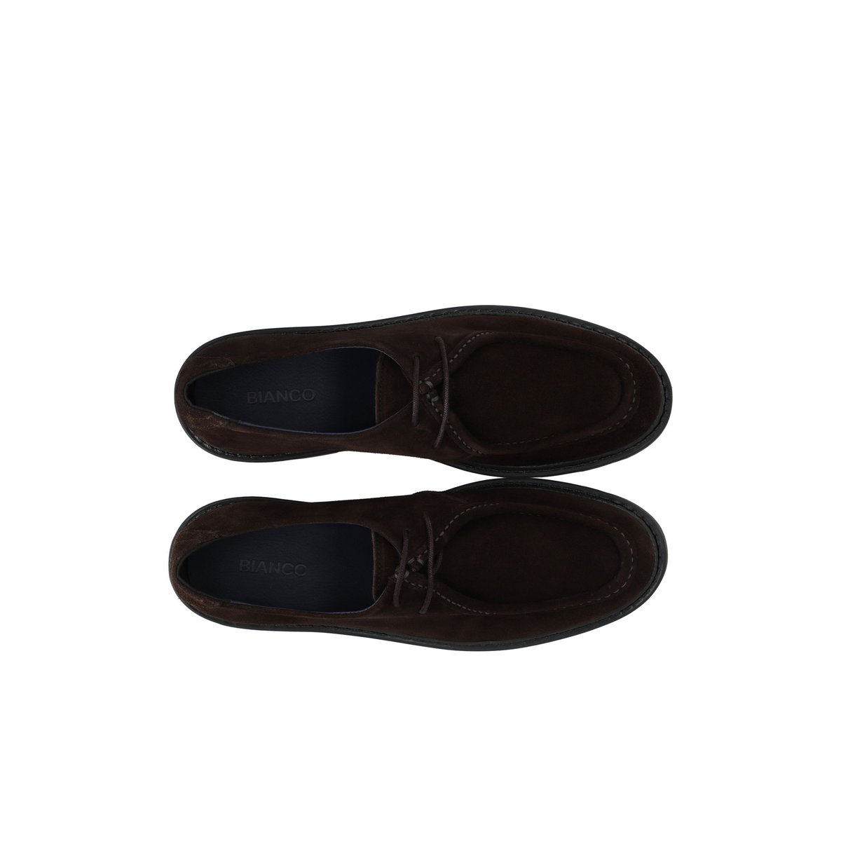 Chaussures À Bouts Mocassins darkbrown1, BIANCO