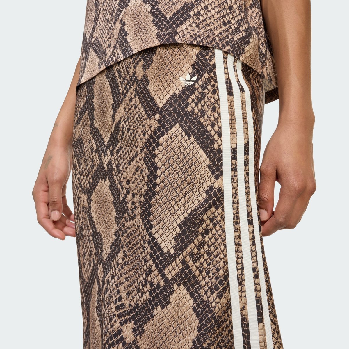 Jupe Satin Imprimé Serpent Jupe Satin Imprimé Serpent linen / magic beige, adidas Originals
