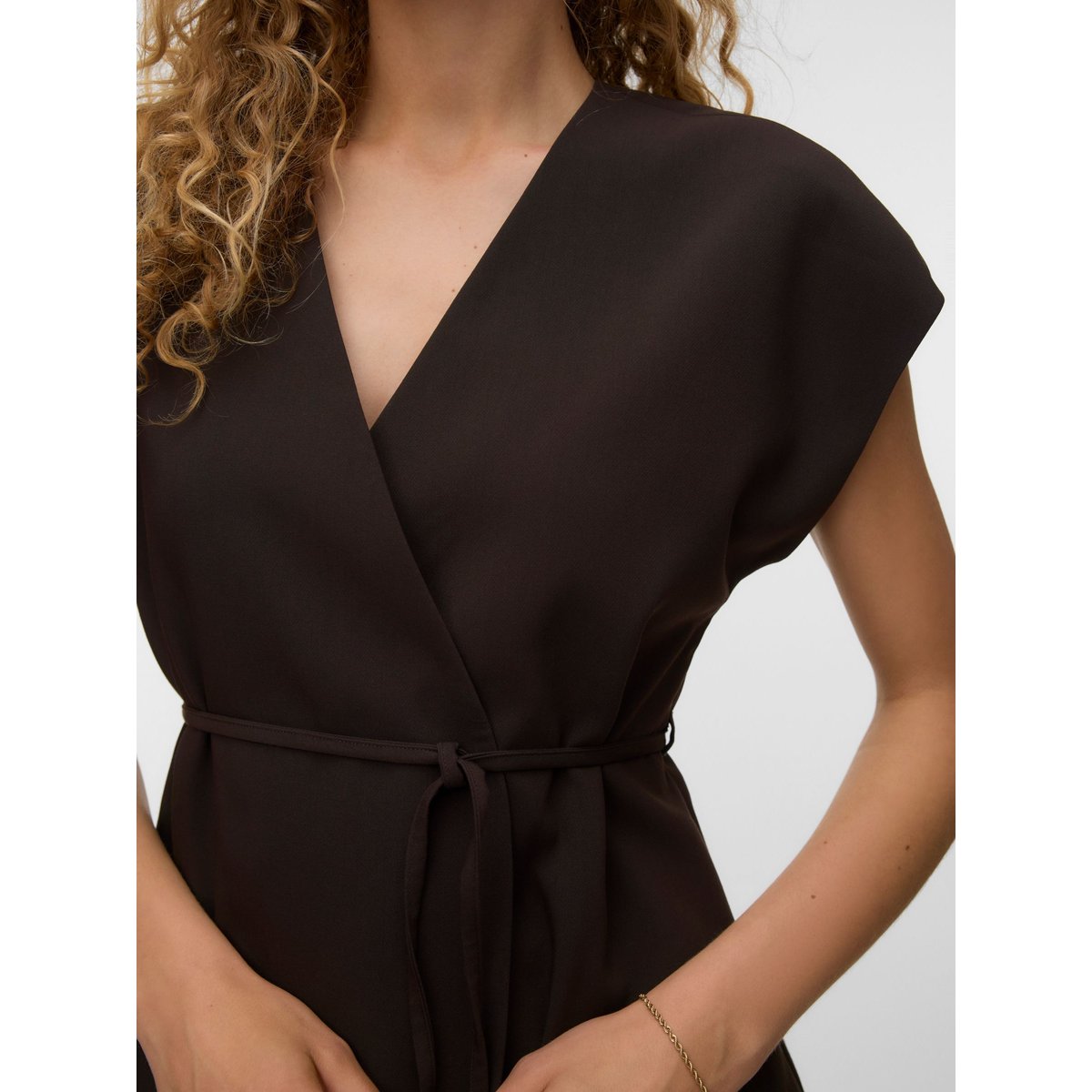 Gilet marron - chocolate torte, VERO MODA
