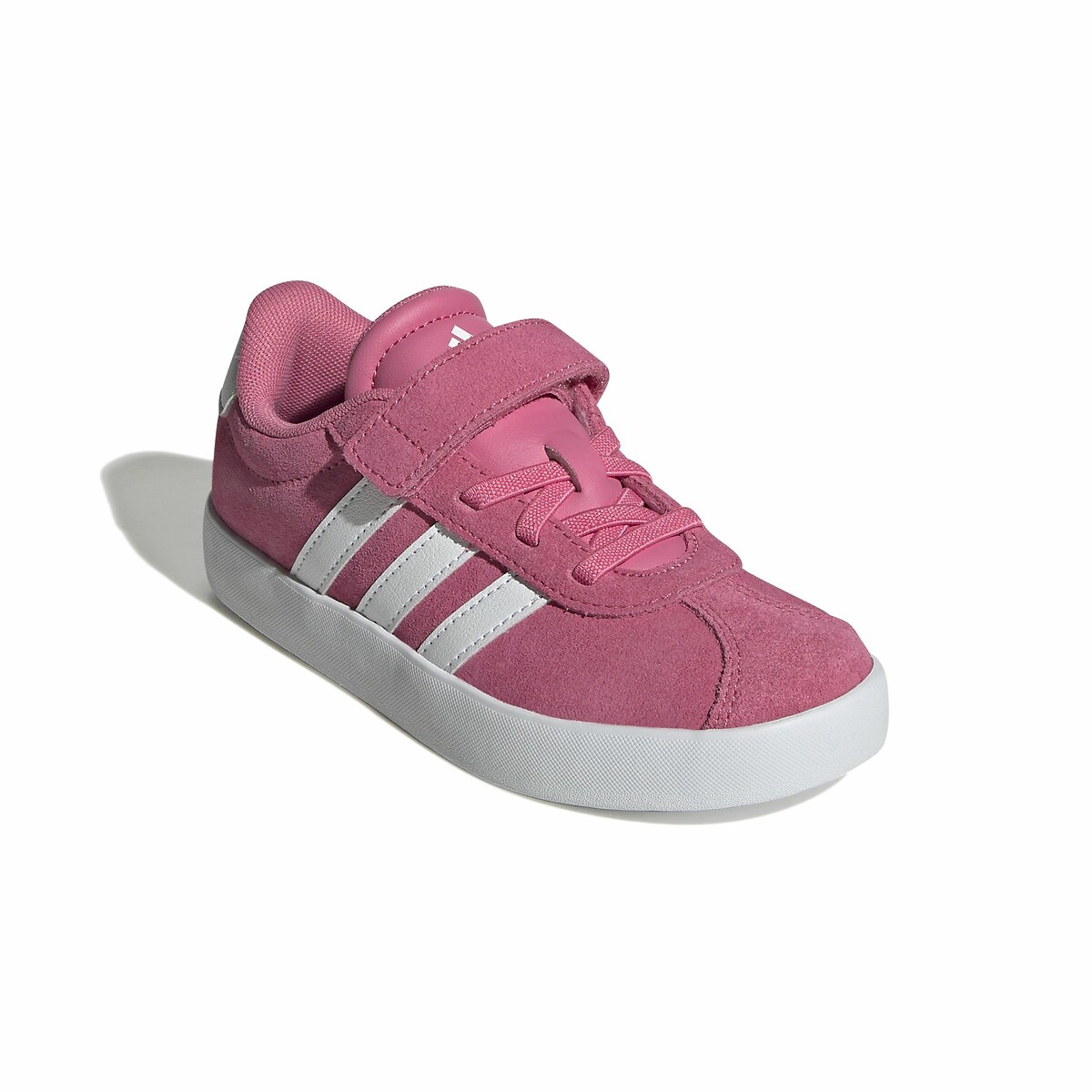 Kids' VL Court 3.0 Trainers in Suede pink/white, ADIDAS SPORTSWEAR