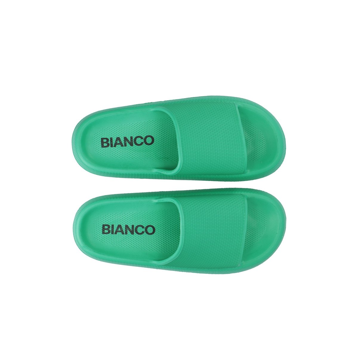 Mules Plates green pop, BIANCO