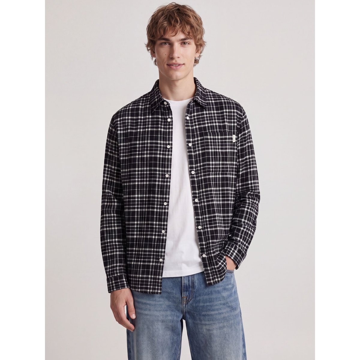 Chemise black 1, JACK & JONES