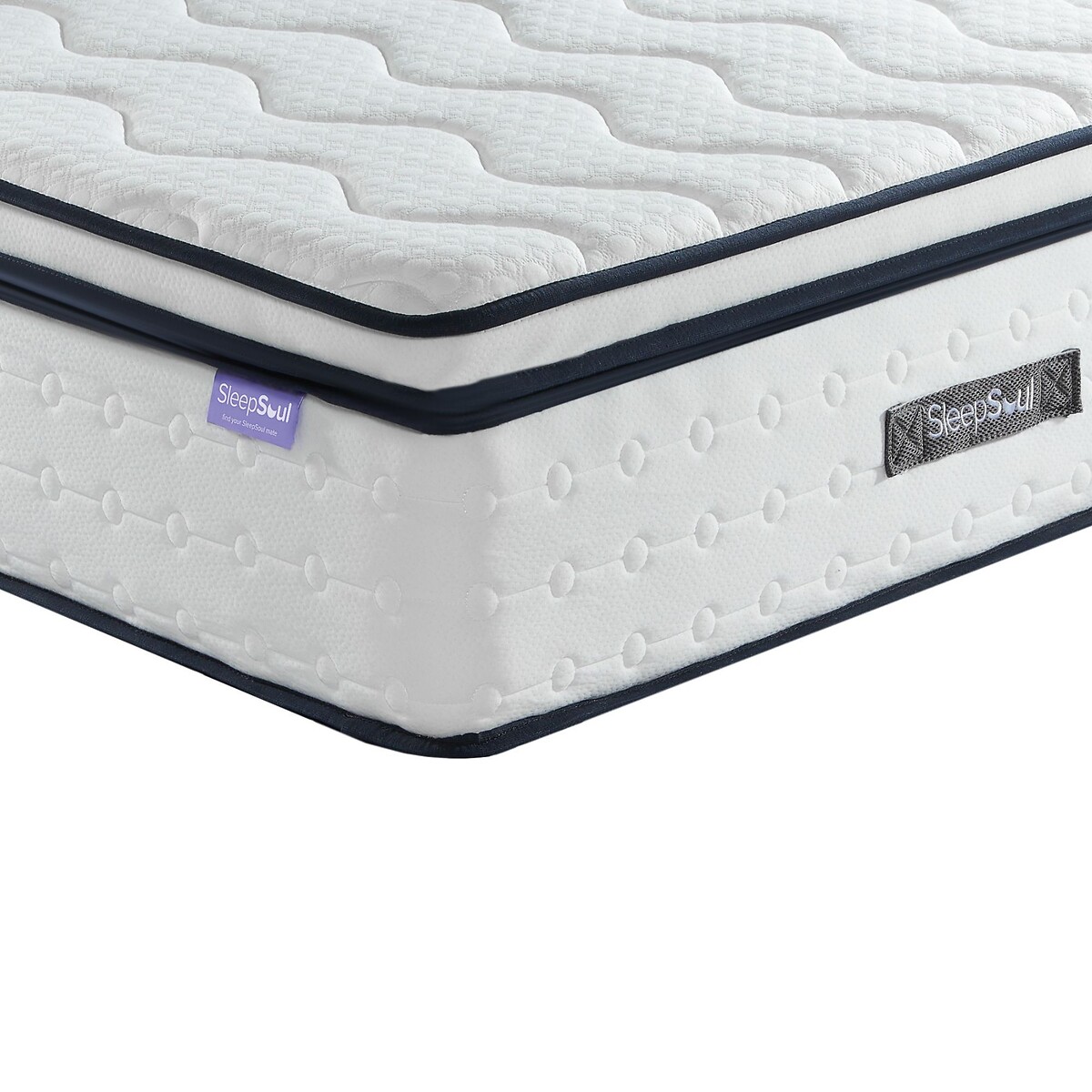 SleepSoul Space 2000 Pocket Mattress white, SLEEPSOUL